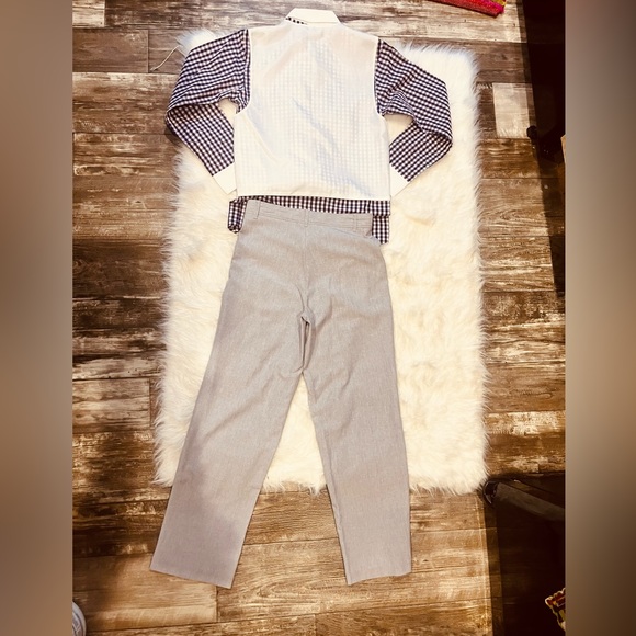 Young Kings by Steve Harvey Purple & Gray 4pc set formal wear boys size 12 NWOT - Picture 5 of 16